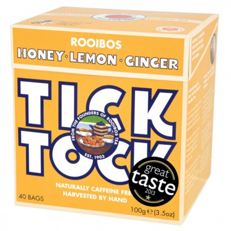 Tick Tock Rooibos Honey, Lemon & Ginger